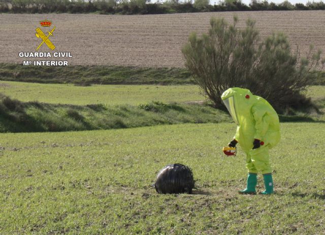 La Guardia Civil controla y retira un objeto aeroespacial