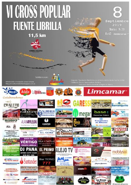 El 8 de septiembre, cita imperdonable en Fuente Librilla