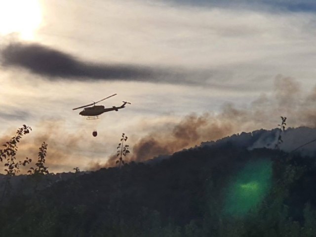 Actualización de datos incendio originado en Los Porriones y que afecta a los municipios de Mula y Bullas