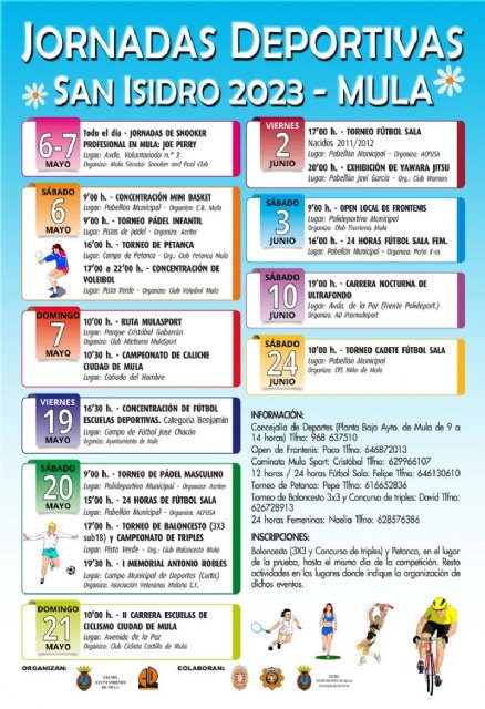 DEPORTES| Jornadas Deportivas Fiestas de San Isidro 2023