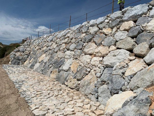 Finalizados los trabajos de acondicionamiento de la Vía Verde en el viaducto sobre la Rambla Perea