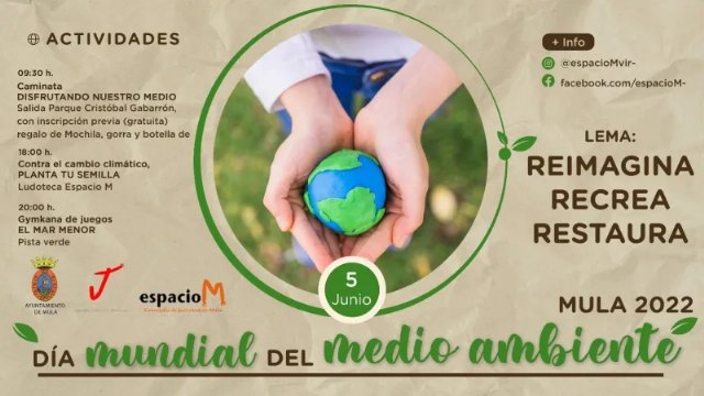 La Concejalía de Juventud de Mula prepara una programación de actividades especial con motivo del Día del Medio Ambiente
