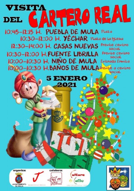 Sus Majestades los Reyes Magos de Oriente visitarán Mula el próximo martes