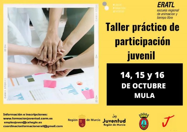 Taller práctico de participación juvenil – del 14 al 16 de octubre