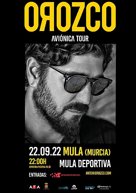 La música de Antonio Orozco llega a Mula