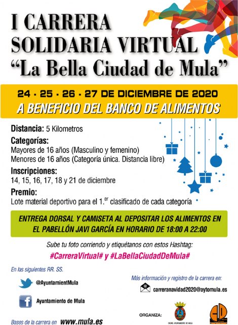 I Carrera solidaria virtual «La Bella Ciudad de Mula»