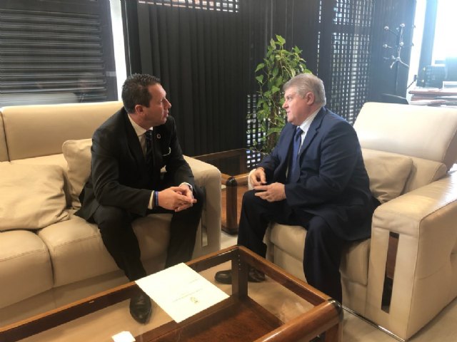 El Alcalde de Mula mantiene una reunión con el nuevo Delegado del Gobierno de la Región de Murcia