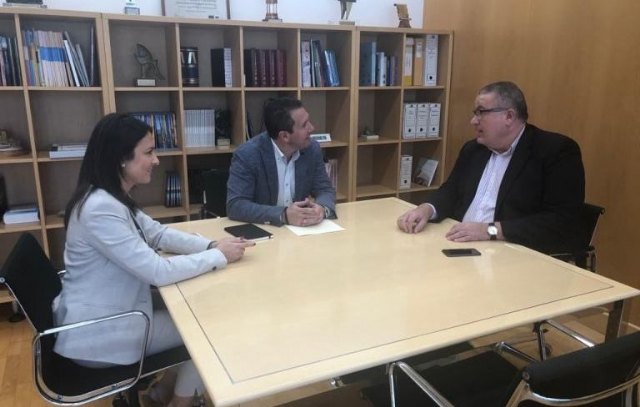 Reunión del Alcalde y la Concejala de Turismo con el Director de Instituto de Turismo de Murcia