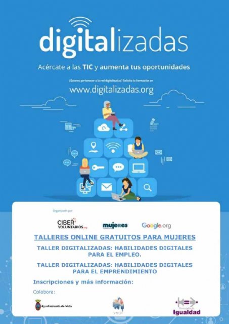 «Digitalizadas» Talleres online gratuitos para mujeres