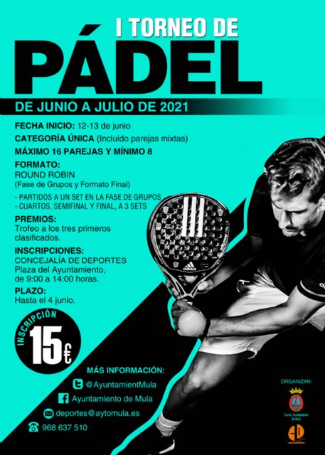 I Torneo de pádel: Normas, listado de participantes y encuentros