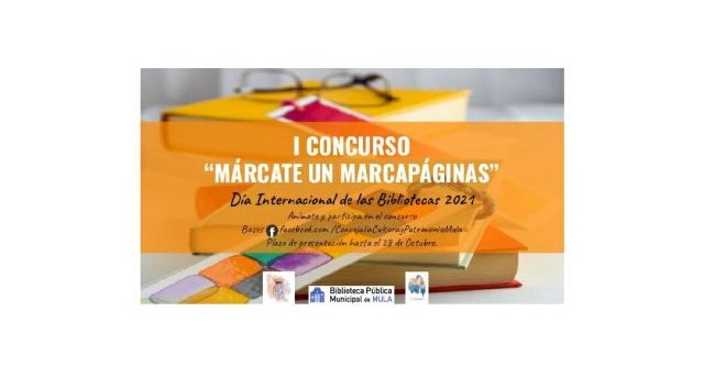 I Concurso «Márcate un marcapáginas» – hasta el 28 de octubre