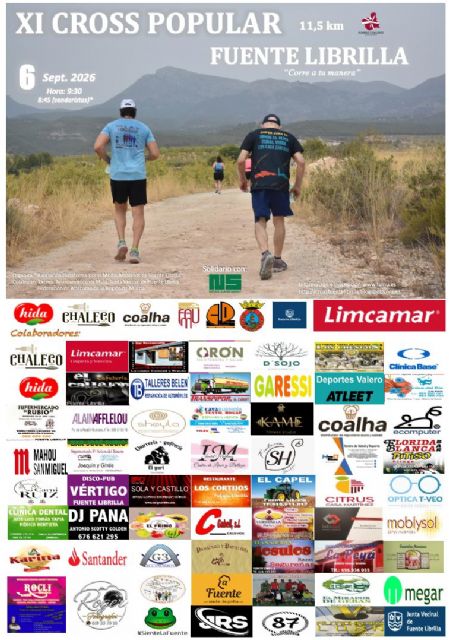 XI Cross Popular 11,5km. Fuente Librilla