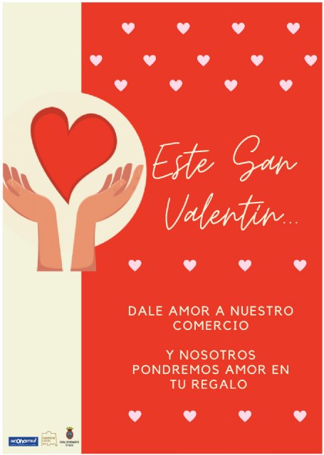 Comercio lanza una campaña ‘dulce’ de apoyo al comercio local con motivo de las compras de San Valentín