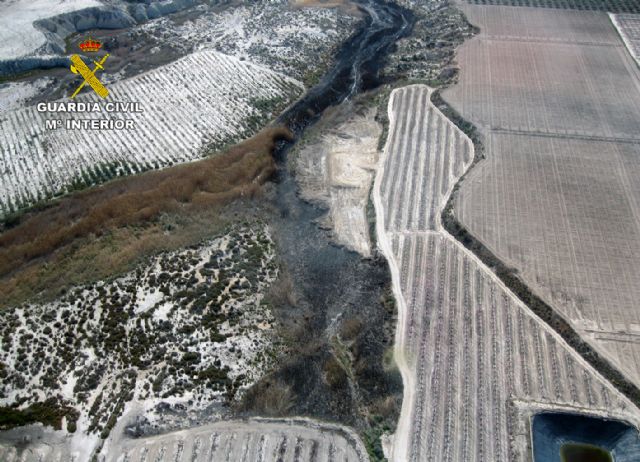 La Guardia Civil esclarece el incendio forestal que calcinó más de dos hectáreas de terreno
