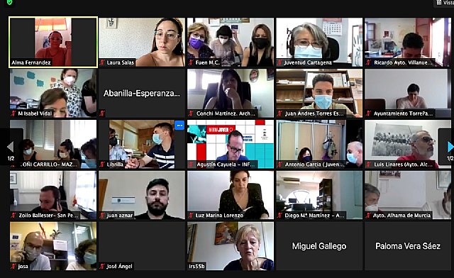 La concejalía de Juventud participa en un encuentro con la Dirección General de Juventud para tratar sobre las subvenciones POEJ 2021