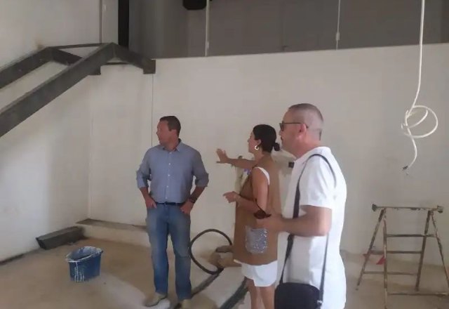 Avanzan las obras de remodelación y mejora en la nueva Oficina de Turismo de Mula