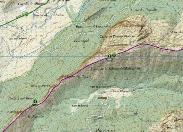 Agentes medioambientales rescatan y evacúan a cuatro senderistas extraviados en Sierra Espuña