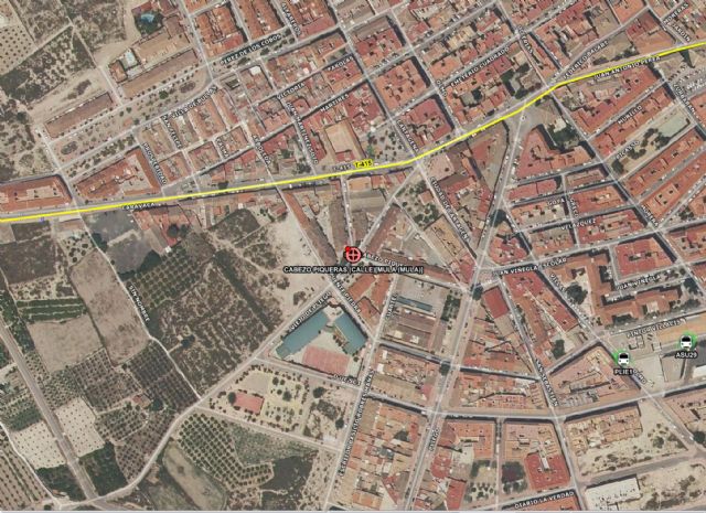Servicios de emergencia acuden a apagar incendio de vivienda en Mula