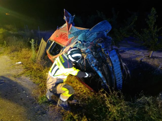 Tres personas heridas en un accidente de tráfico ocurrido esta pasada noche en Mula