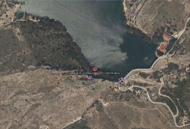 Buscan a un bañista desaparecido en el Embalse de la Cierva, Mula
