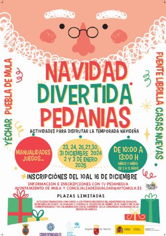 Navidad Divertida en pedanías: actividades gratuitas para los más pequeños