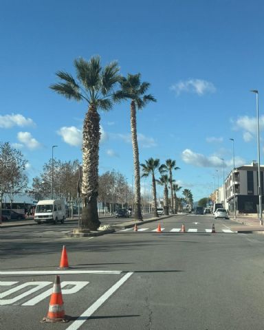 El Ayuntamiento de Mula inicia trabajos de repintado y señalización vial en el municipio