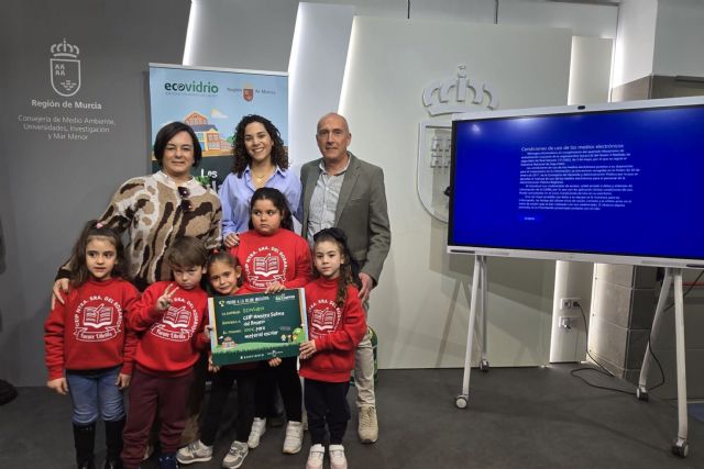 El CEIP Nuestra Señora del Rosario de Fuente Librilla es galardonado por la campaña «Los Peque Recicladores»