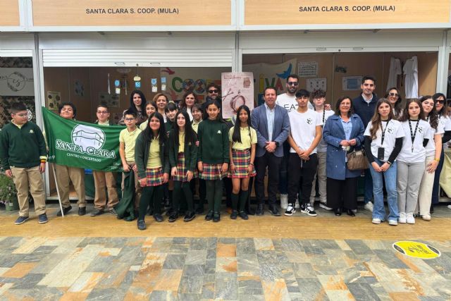 Mula participa en la VI Feria de Cooperativas Escolares celebrada en Murcia