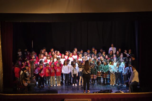 El Teatro Lope de Vega acoge el Encuentro de Coros del Programa Cantemus con la participación de centros escolares de Mula, Pliego y Fuente Librilla