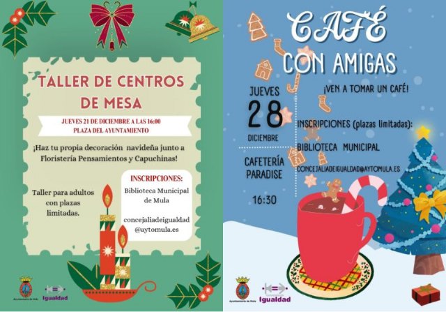 Mujer e Igualdad organiza actividades de convivencia y ocio esta Navidad