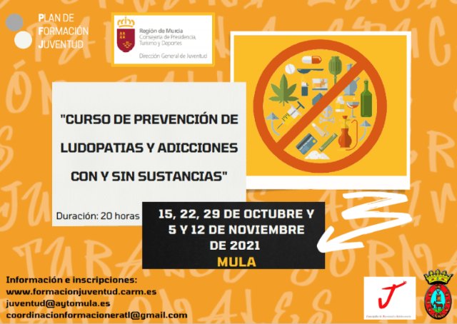 Convocatoria-curso: «Prevención de ludopatías y adicciones con y sin sustancias»