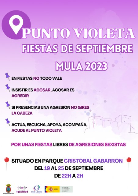 IGUALDAD| Punto Violeta en la Feria y Fiestas de Septiembre 2023