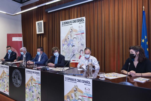 La XXXIII Semana de Cine español de Mula y el XXVIII Certamen Nacional de Cortos se presentan en el Rectorado de la UMU