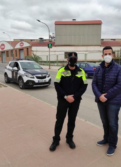 La concejalía de Seguridad Ciudadana instala radares pedagógicos en las entradas a la población para informar sobre la velocidad de conducción