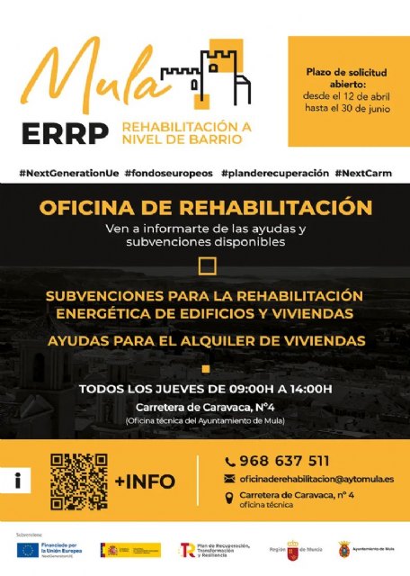 Mula facilita el acceso a ayudas para la rehabilitación energética de edificios y viviendas