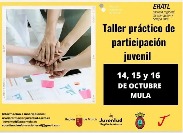 JUVENTUD | Taller práctico de participación juvenil – del 14 al 16 de octubre