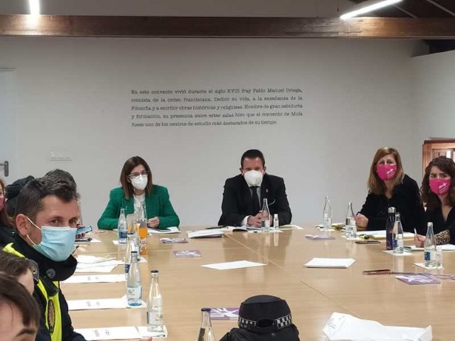 Reunión de la Mesa Local de Coordinación contra la violencia de género de Mula