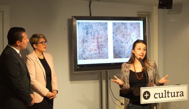 Encontradas en una cueva de la pedanía muleña de Yéchar nuevas pinturas de arte rupestre esquemático