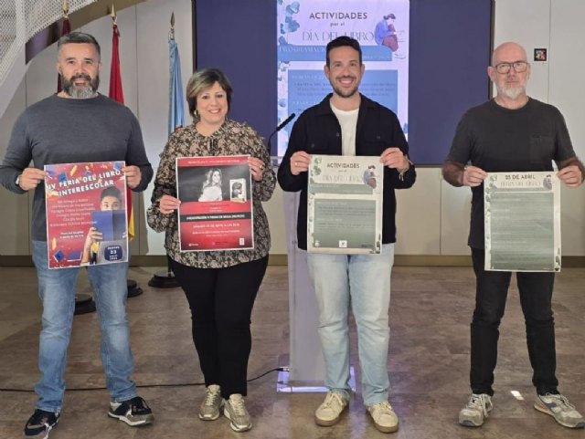 La concejalía de Cultura presenta la programación del Día del Libro 2026 con actividades para todos los públicos