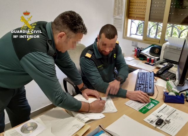 La Guardia Civil detiene en Mula  a un experimentado delincuente dedicado a cometer atracos