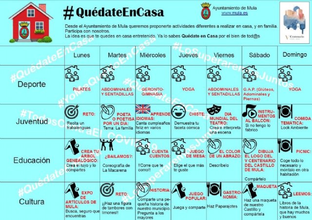 Juega, investiga, aprende y haz deporte desde casa