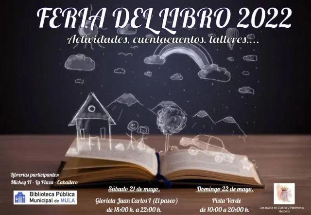 Feria del libro de Mula: 21 y 22 de mayo