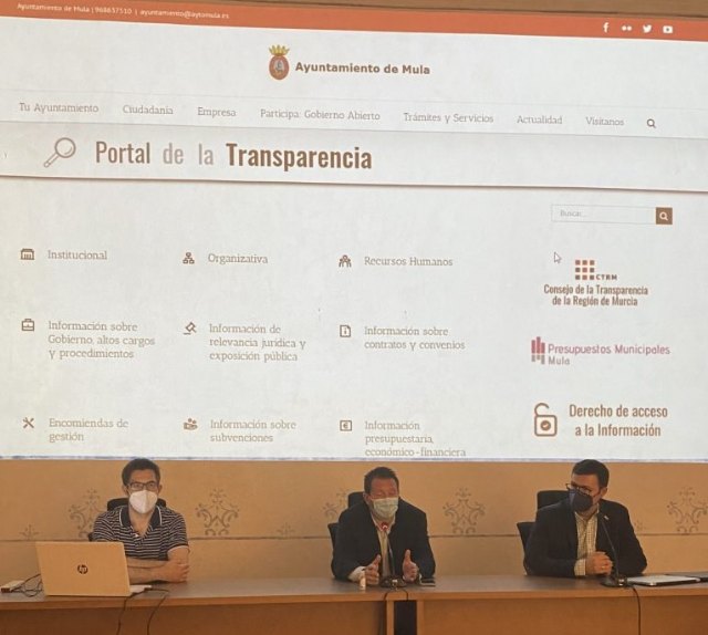 El Ayuntamiento de Mula obtiene la mejor valoración de Transparencia