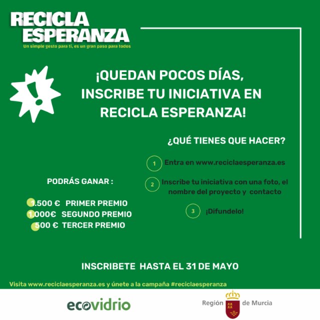 MEDIO AMBIENTE | Campaña «Recicla esperanza»