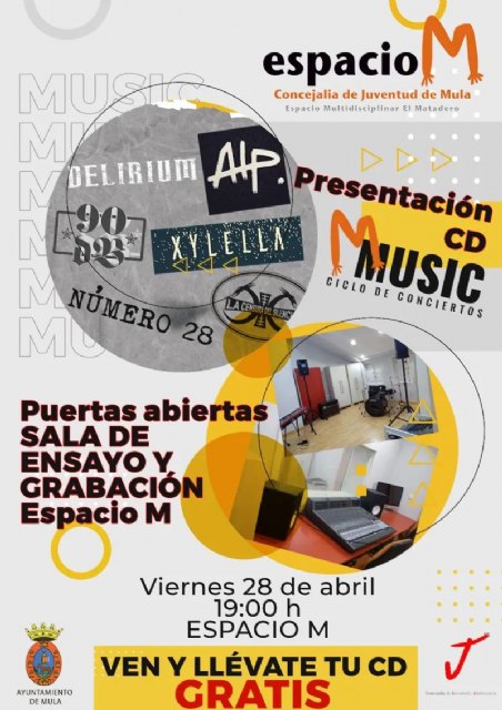 Presentación del disco M’Music y Jornada de Puertas Abiertas en la Sala de Grabación del Espacio M