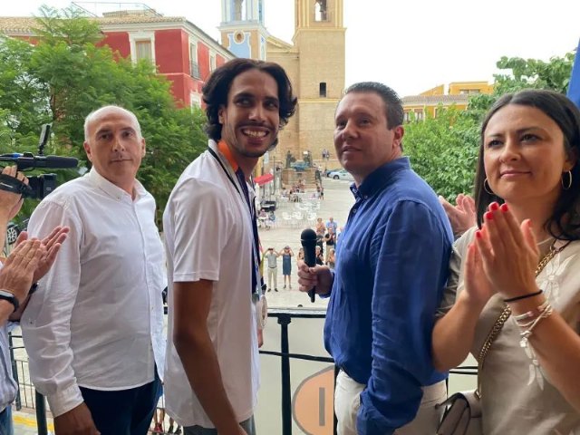Recepción oficial a Mo Katir tras lograr el subcampeonato en el europeo en los 5.000m