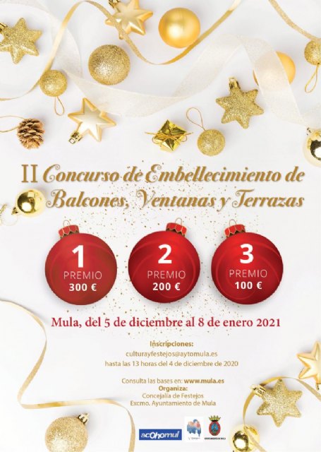 II Concurso de embellecimiento de balcones, ventanas y terrazas con motivos navideños