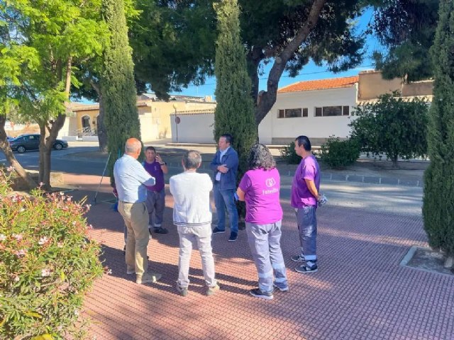 El alcalde visita el cementerio de San Ildefonso de Mula