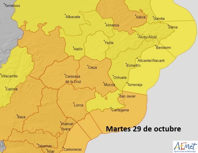 Mula activa dispositivo de seguridad ante la alerta por DANA y solicita precaución a la ciudadanía