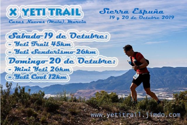 El 19 y 20 de octubre, la Yeti Trail cumple 10 años